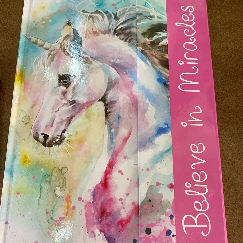 Unicorn Inspirational Stationary Set Miracles